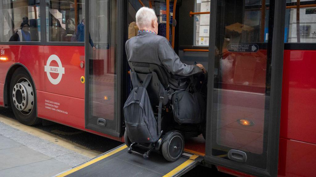 England removes time restrictions on disabled people's free bus passes from 2027